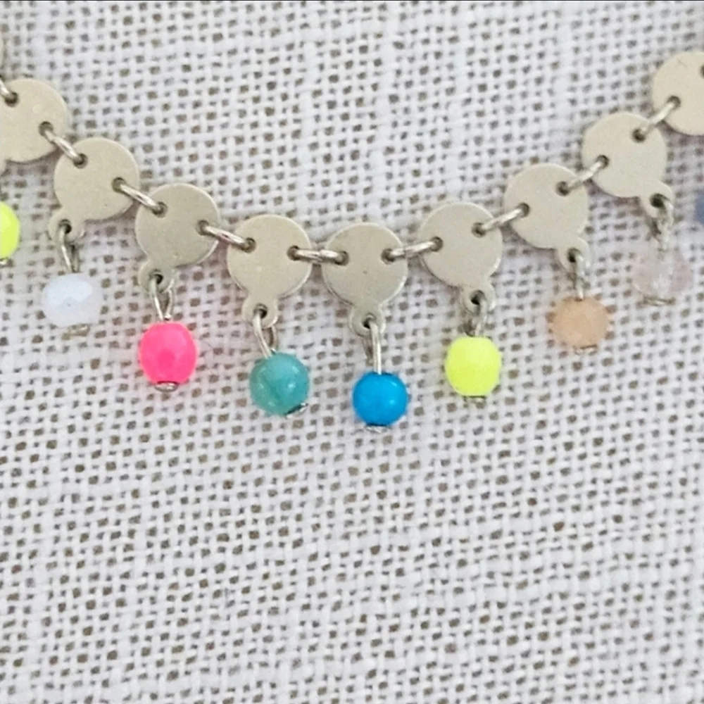 Ann Taylor Gold Beaded Necklace - Picture 2 of 9